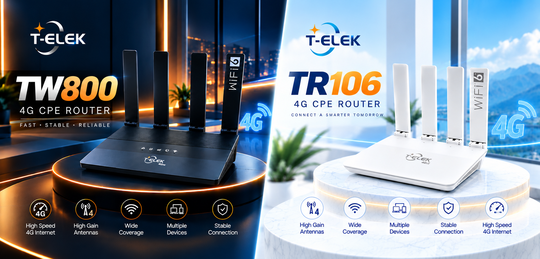 T-ELEK TW800 and TR106